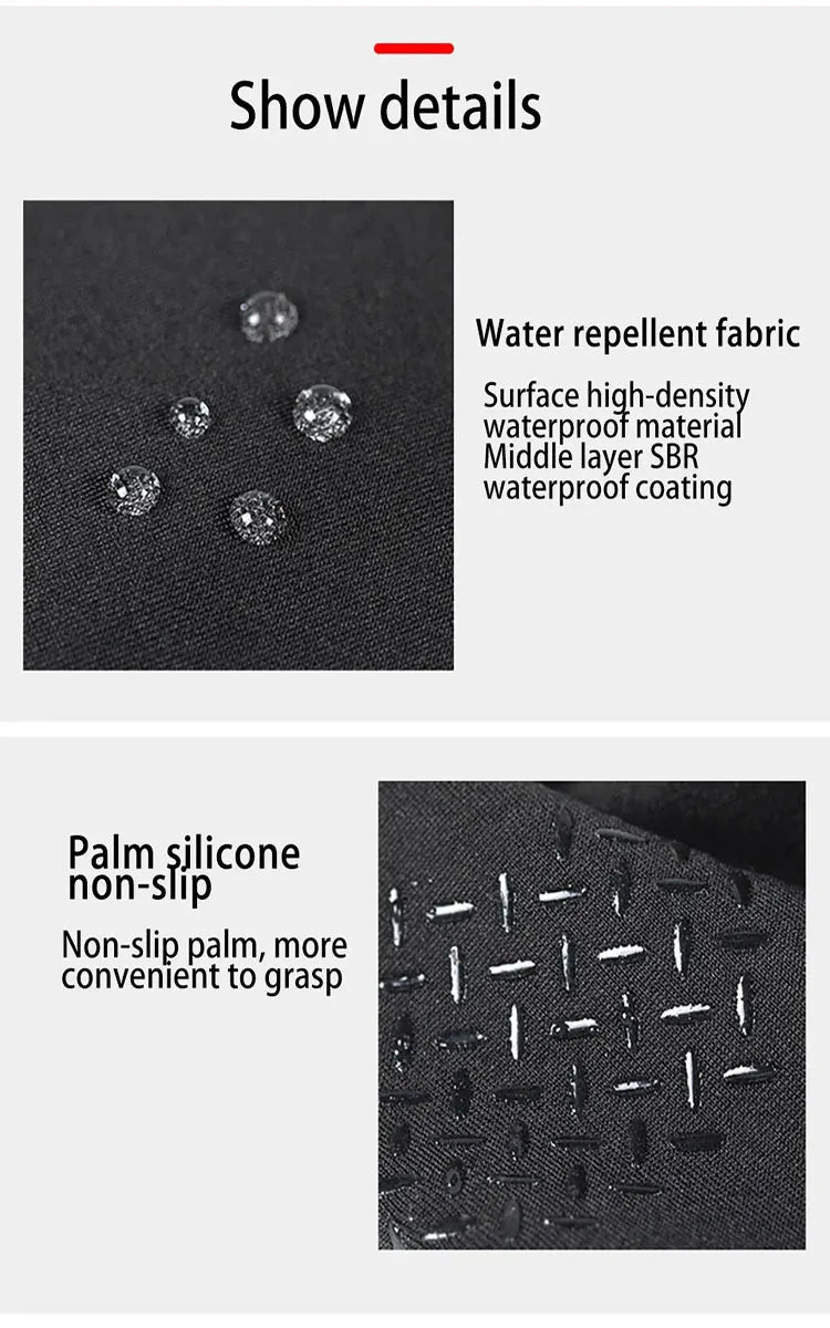 Guantes de Pesca Impermeables | Antideslizantes con Dedos Expuestos | Pantalla Táctil | Unisex