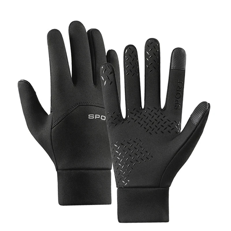 Guantes de Pesca Impermeables | Antideslizantes con Dedos Expuestos | Pantalla Táctil | Unisex