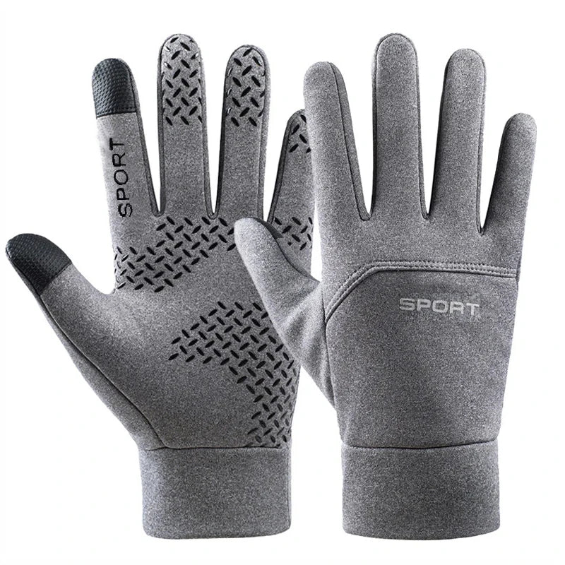 Guantes de Pesca Impermeables | Antideslizantes con Dedos Expuestos | Pantalla Táctil | Unisex