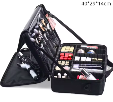 Bolsa de Pesca Multifuncional | Tela Oxford Impermeable | 3 Niveles con Correa y Funda para Carrito