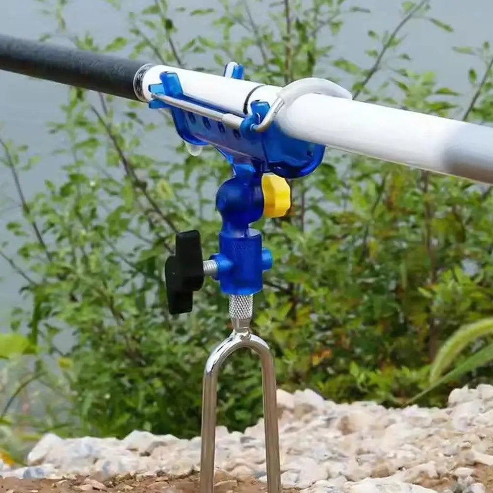 Soporte para Caña de Pescar | Giratorio 360° con Anclaje al Suelo | Mar y Agua Dulce