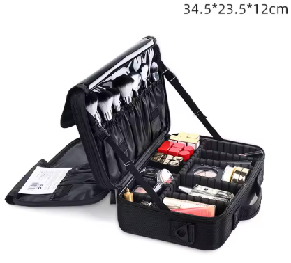 Bolsa de Pesca Multifuncional | Tela Oxford Impermeable | 3 Niveles con Correa y Funda para Carrito